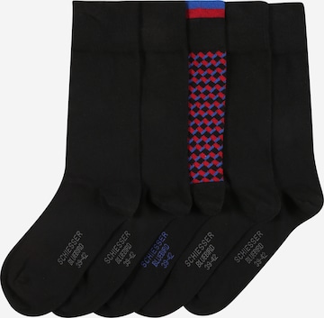 Regular Chaussettes SCHIESSER en noir : devant