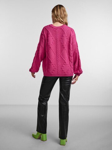 PIECES Sweter 'Donsi' w kolorze różowy