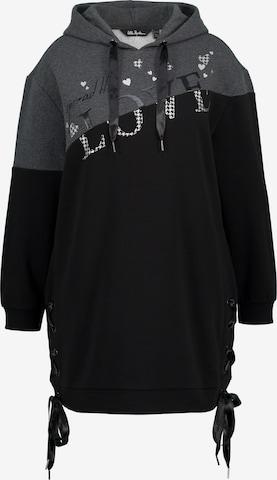 Ulla Popken Sweatshirt in Black: front