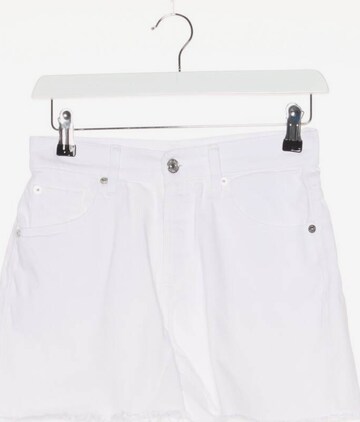 7 for all mankind Shorts in XXS in White: front