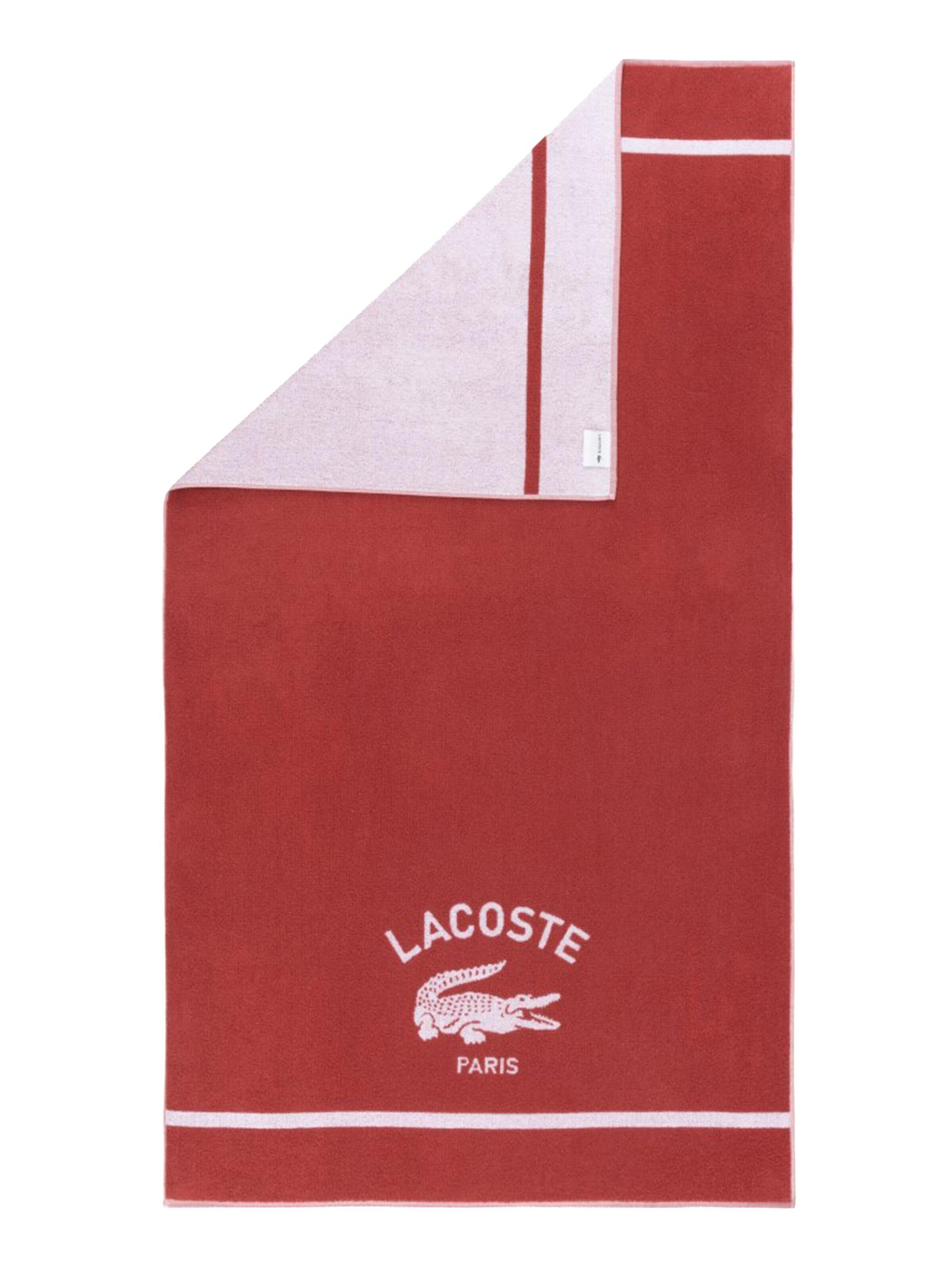LACOSTE Beach Towel 'LORIGINE' in Orange