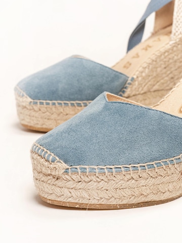 Alhamas Sandaal 'Alpargata' in Blauw