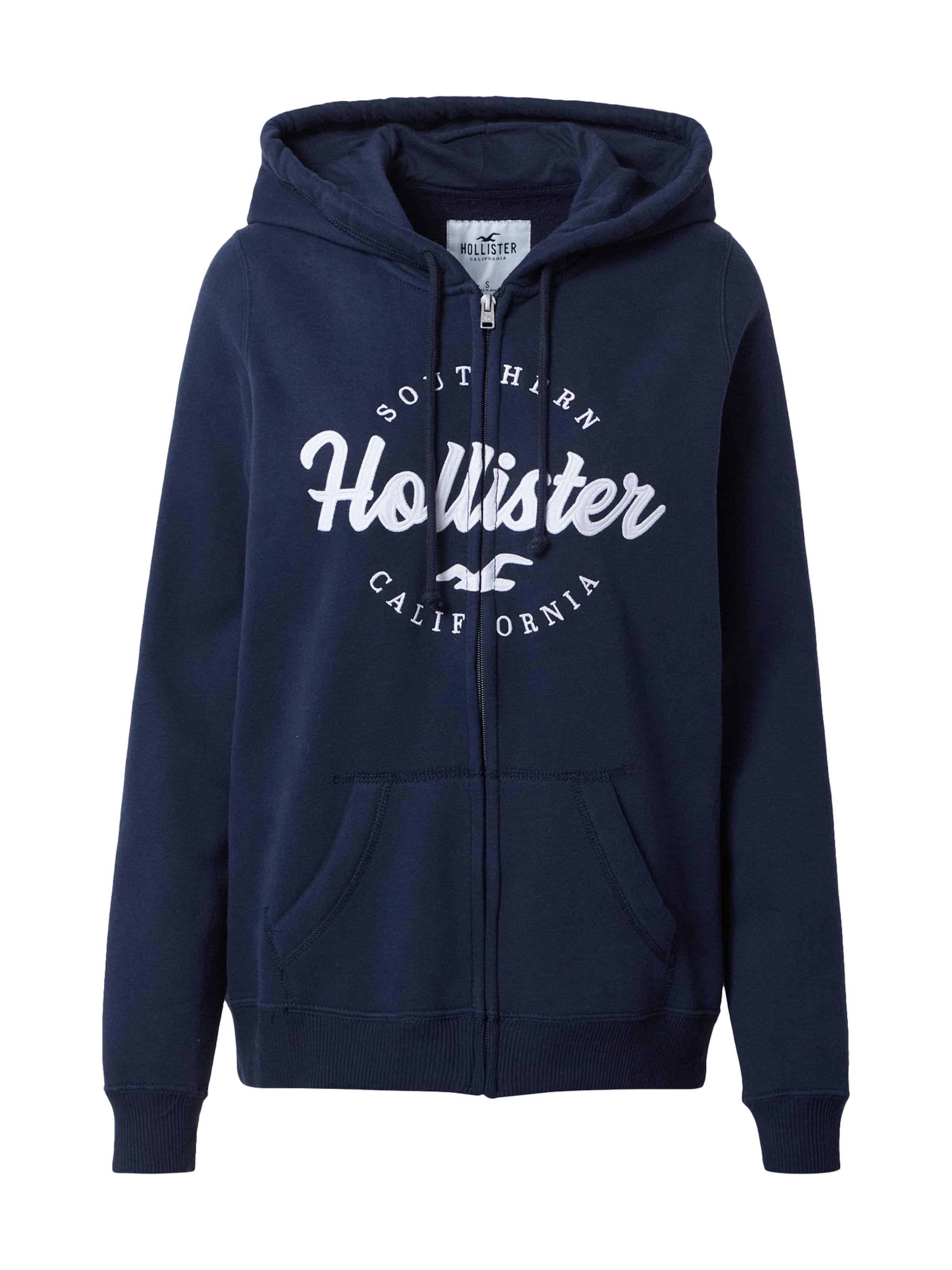 HOLLISTER Sweat jacket in Navy | ABOUT YOU