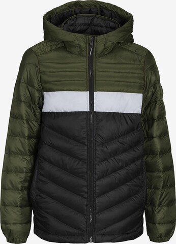 Jack & Jones Junior - Chaqueta de entretiempo en verde: frente