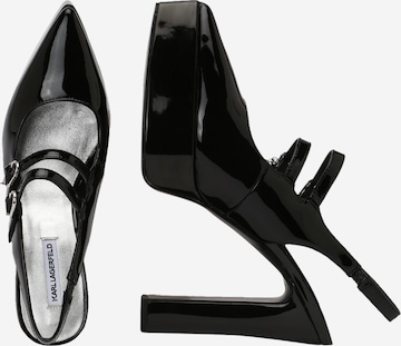 Karl Lagerfeld - Zapatos destalonado en negro