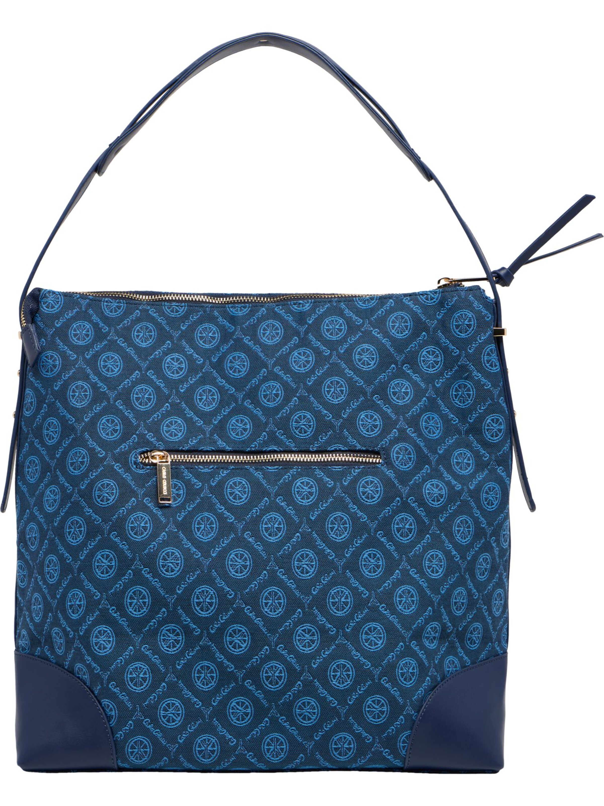 Carlo Colucci Schultertasche ' Desaler ' in Blau
