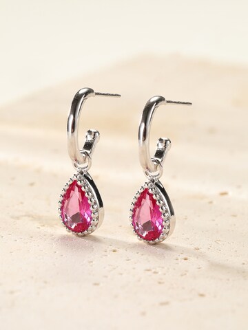 Hey Happiness - Pendientes 'July Birthstone' en plata