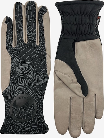 KESSLER Full Finger Gloves in Grey: front