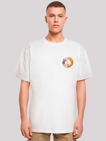 T-Shirt 'Heroes of Childhood Pinocchio Sundowner' F4NT4STIC en blanc : devant