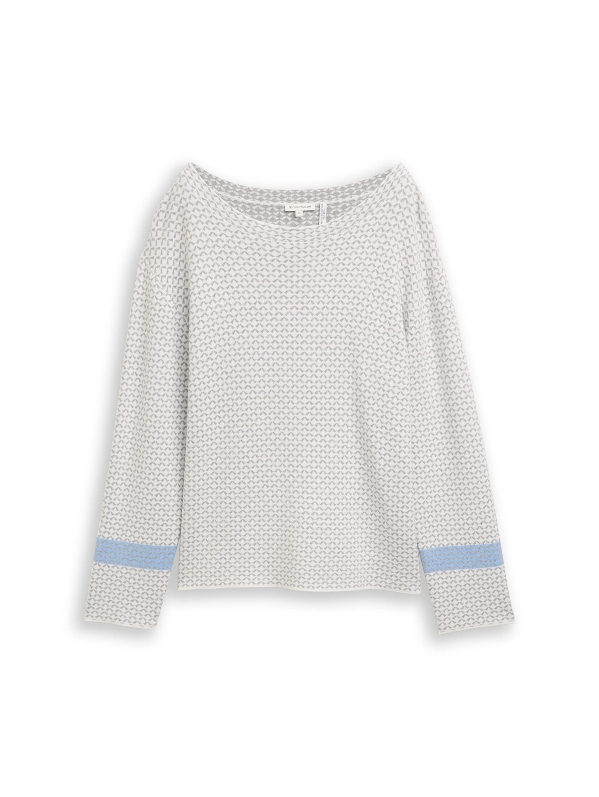 TOM TAILOR Pullover in Grau: Vorderseite