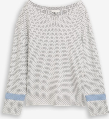 TOM TAILOR Sweater in Grey: front
