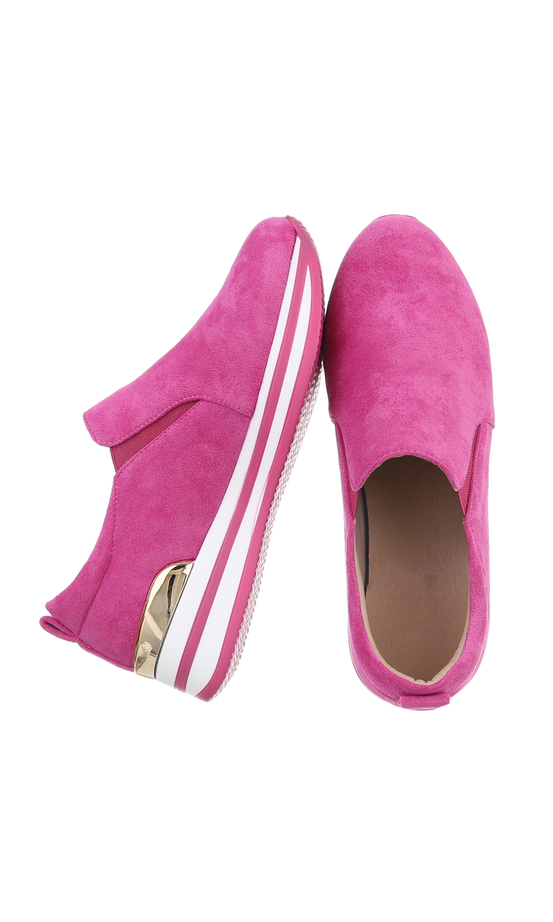 Ital-Design Slip-Ons in Pink