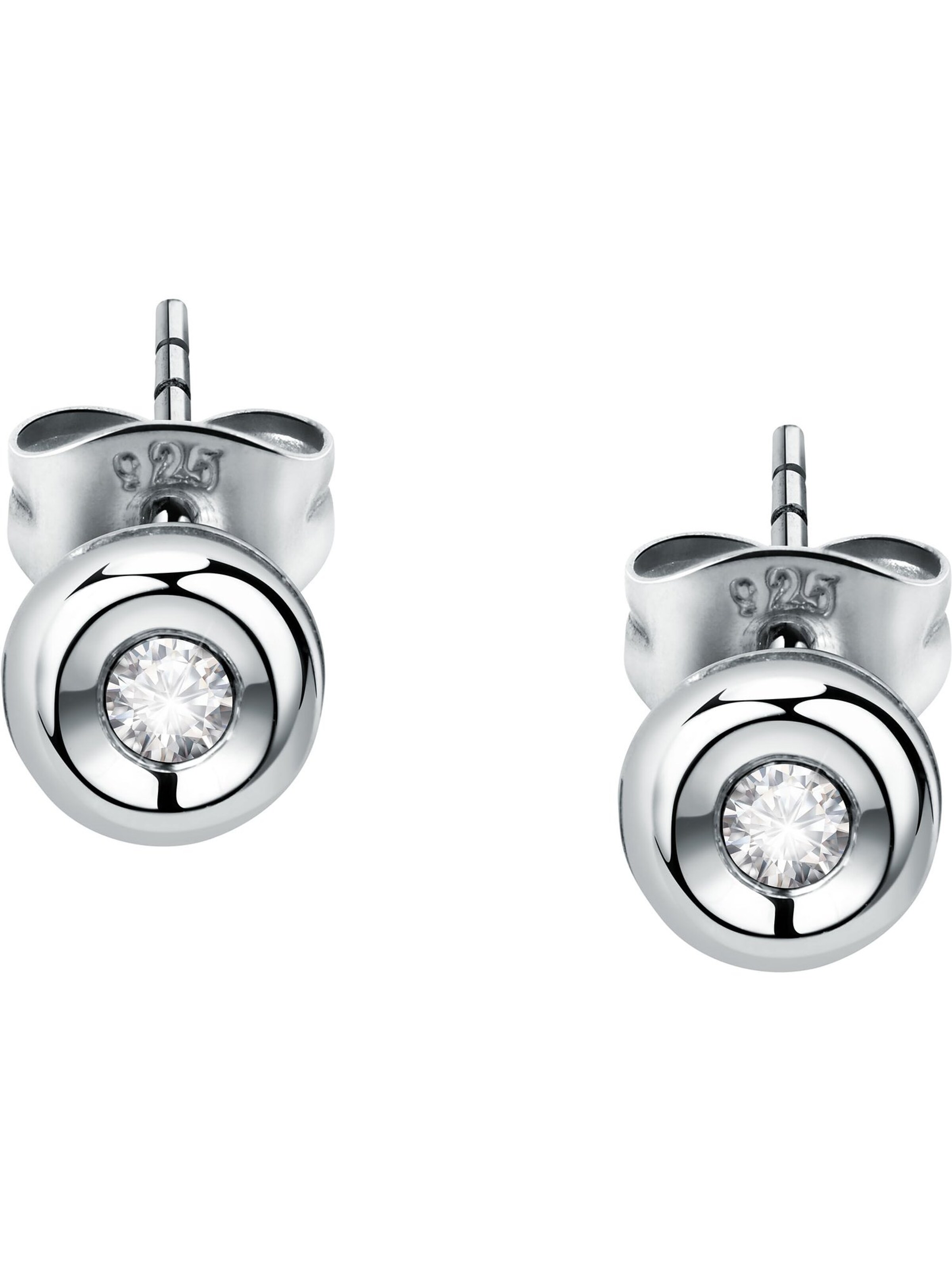 CHRIST Ohrringe in Weiß