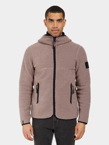 Veste en polaire fonctionnelle 'BROR USX FZ 3' Didriksons en marron : devant