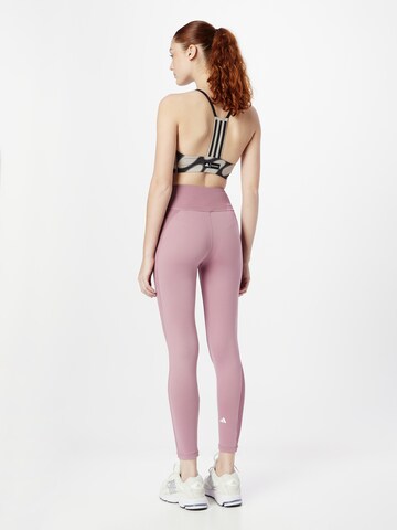 ADIDAS PERFORMANCE Skinny Spodnie sportowe 'Essentials' w kolorze fioletowy