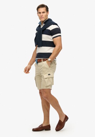 Loosefit Pantalon cargo 'Core' Superdry en beige