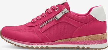 MARCO TOZZI Rövid szárú sportcipők - rózsaszín
