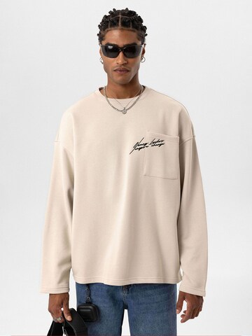 Pullover 'Kledson' di Dandalo in beige: frontale