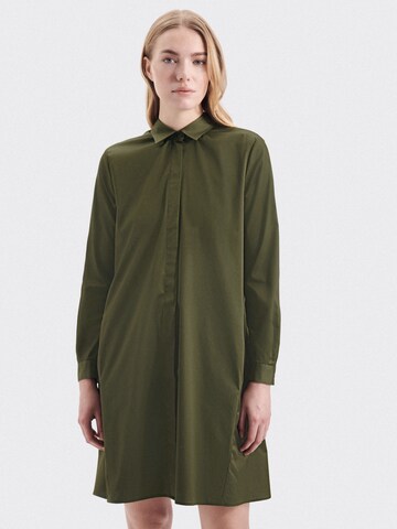 Robe-chemise SEIDENSTICKER en vert : devant