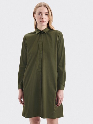 SEIDENSTICKER Shirt Dress in Green: front