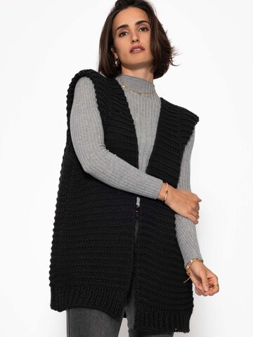 SASSYCLASSY Weste‌‌ in Schwarz: Vorderseite