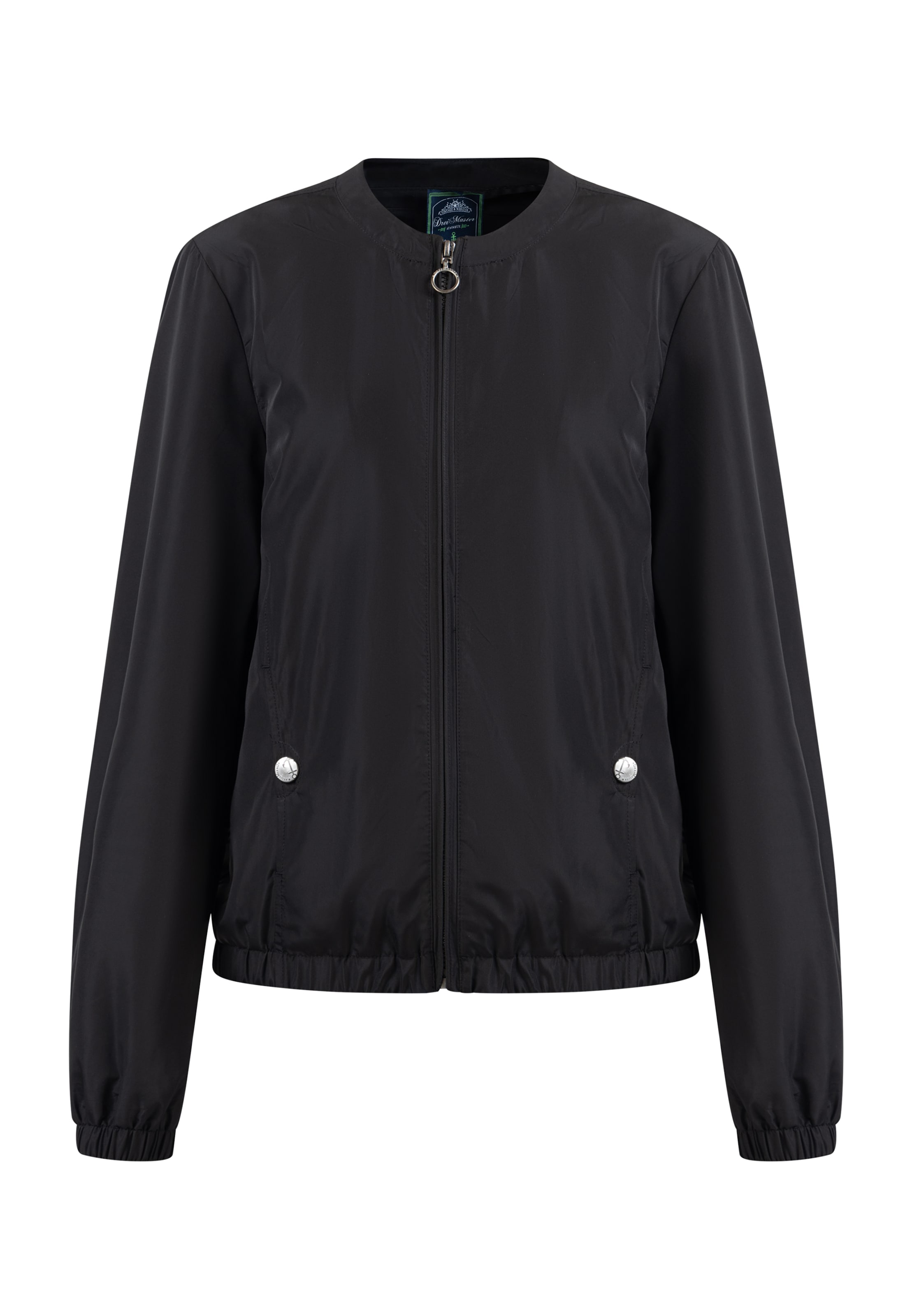 DreiMaster Maritim Prechodná bunda - Čierna: predná strana