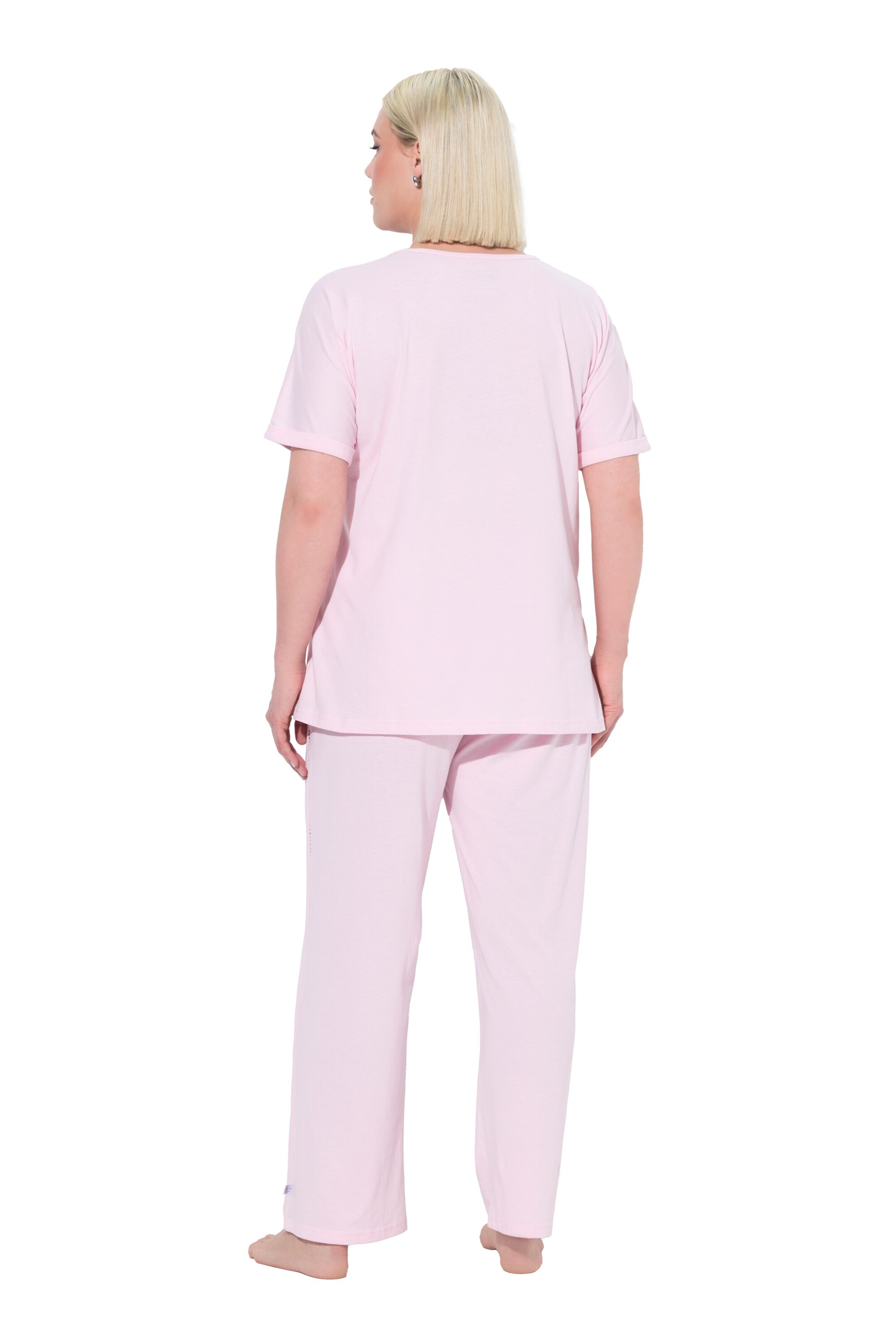 Ulla Popken Pyjama in Roze
