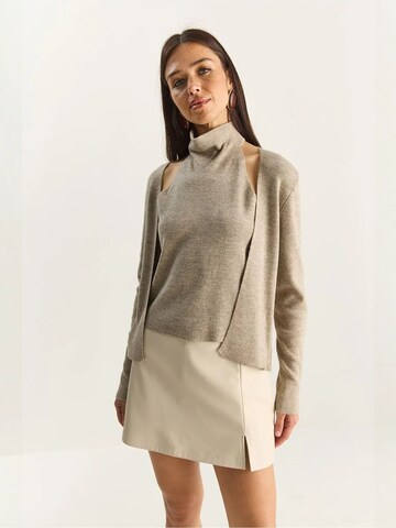 Bianco Lucci - Blusa 'Blusen' em bege