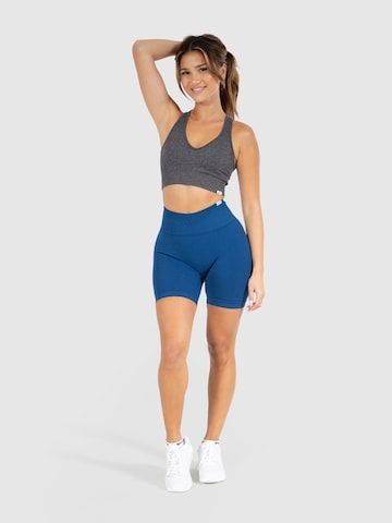 Smilodox Skinny Shorts 'Amaze Pro' in Blau