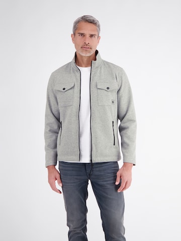 LERROS Sweatvest in Grijs: voorkant