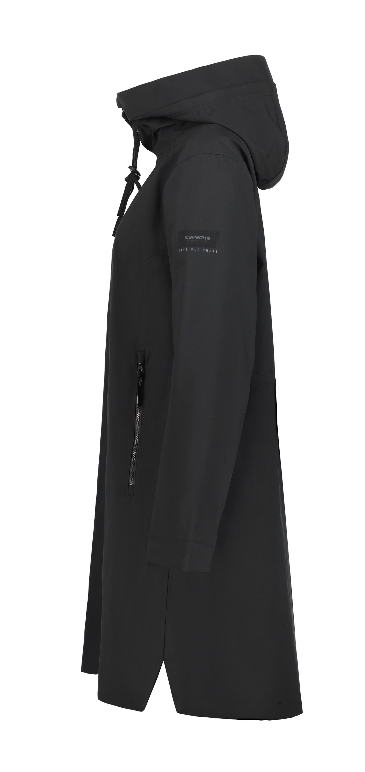ICEPEAK Outdoormantel in Schwarz