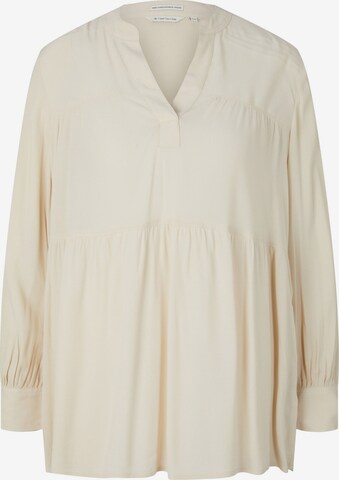 Camicia da donna di TOM TAILOR in beige: frontale