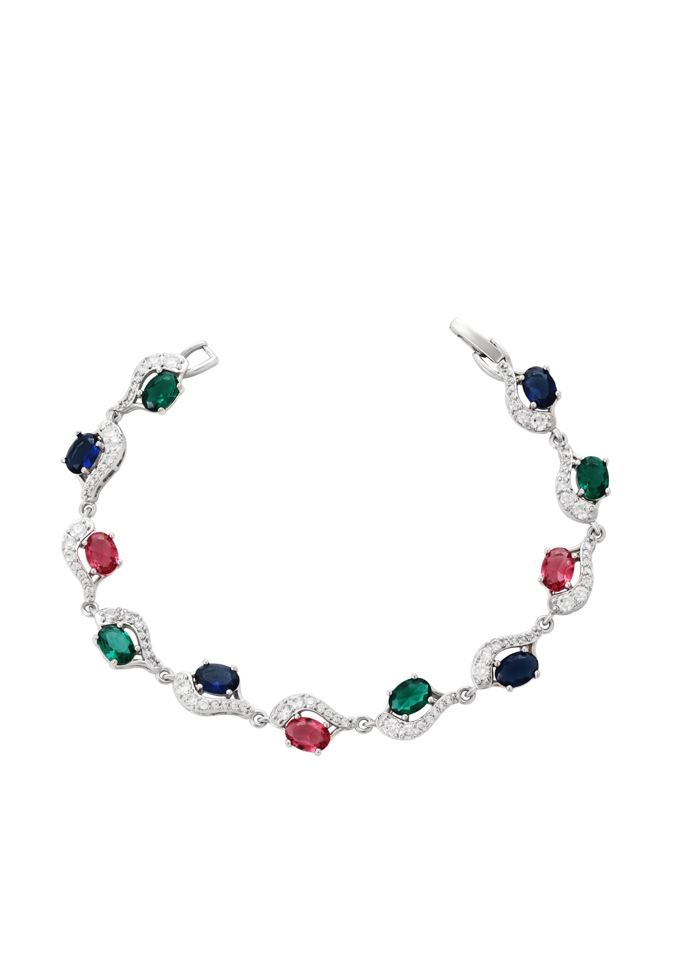 faina - Pulsera en plata: frente