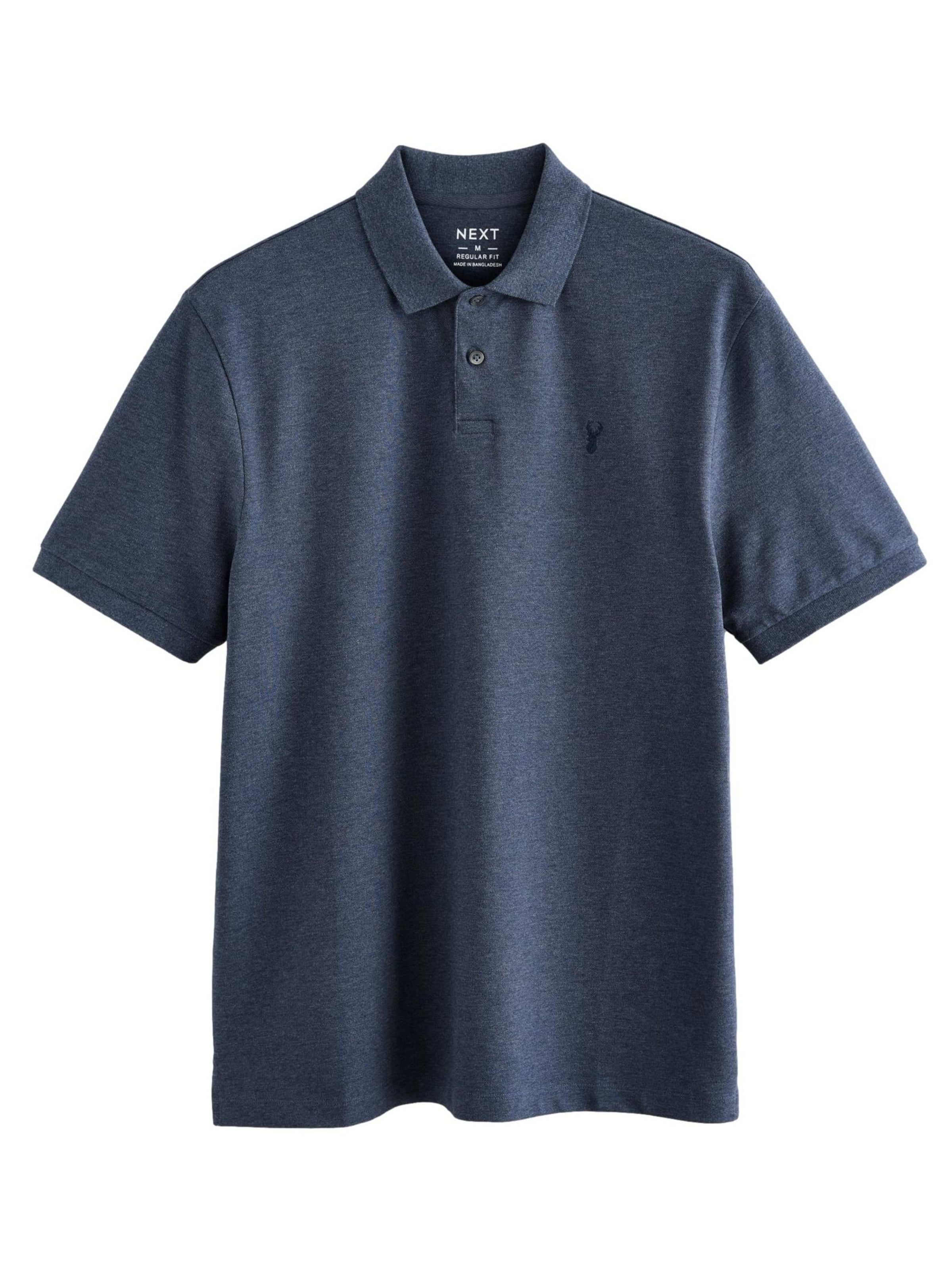 Tricou de la Next pe albastru: față