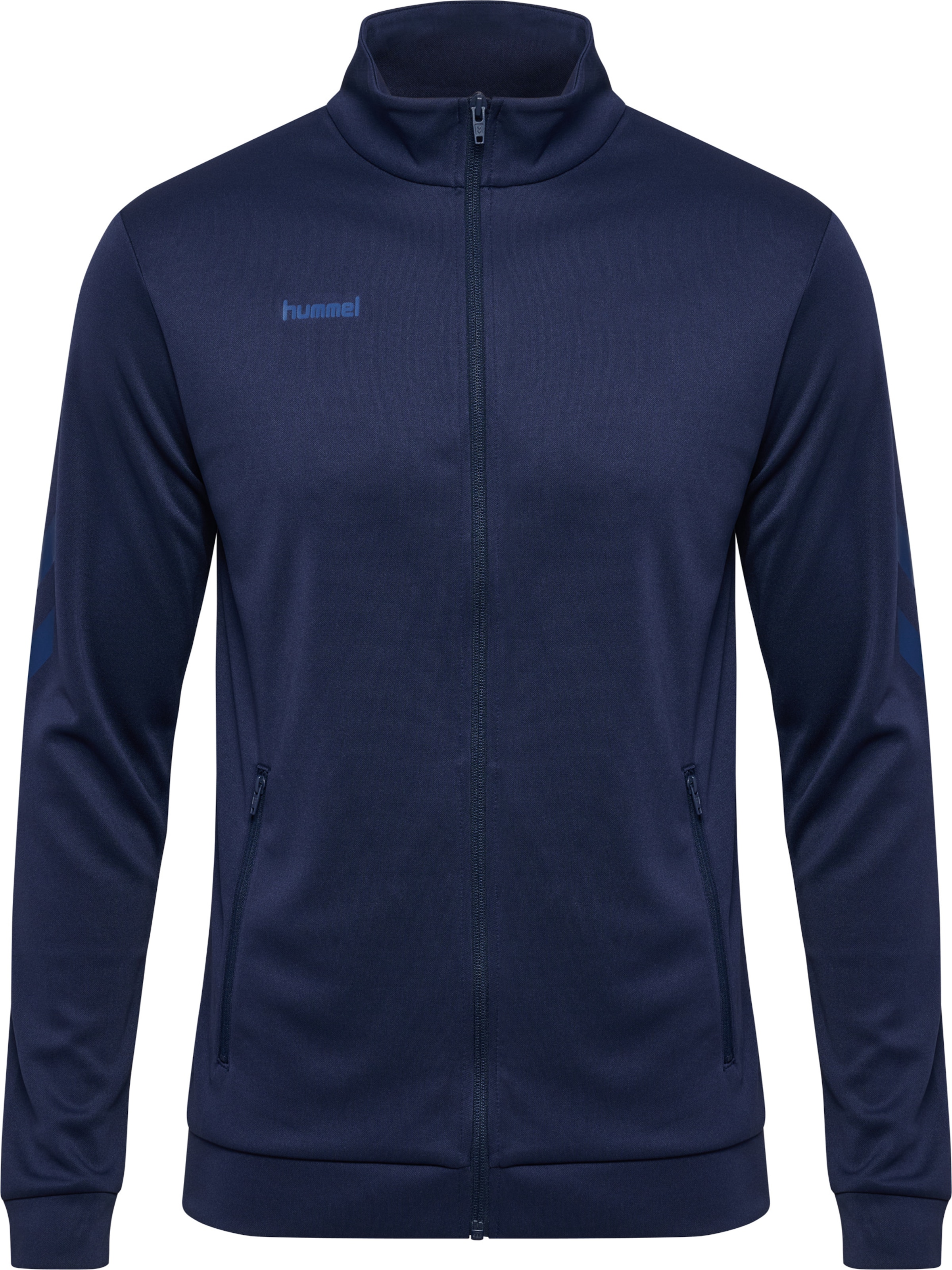 Veste de survêtement Hummel en bleu : devant