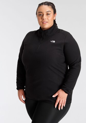 THE NORTH FACE Sports sweatshirt in Black: front