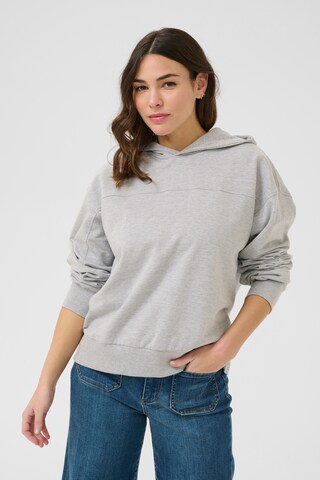 Kaffe Sweatshirt 'Liv' in Grijs: voorkant