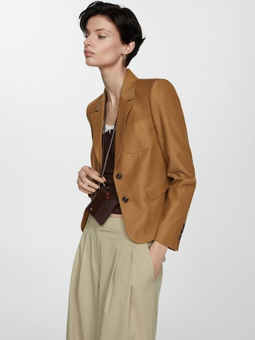 MANGO Blazer 'Truman' i brun: forside