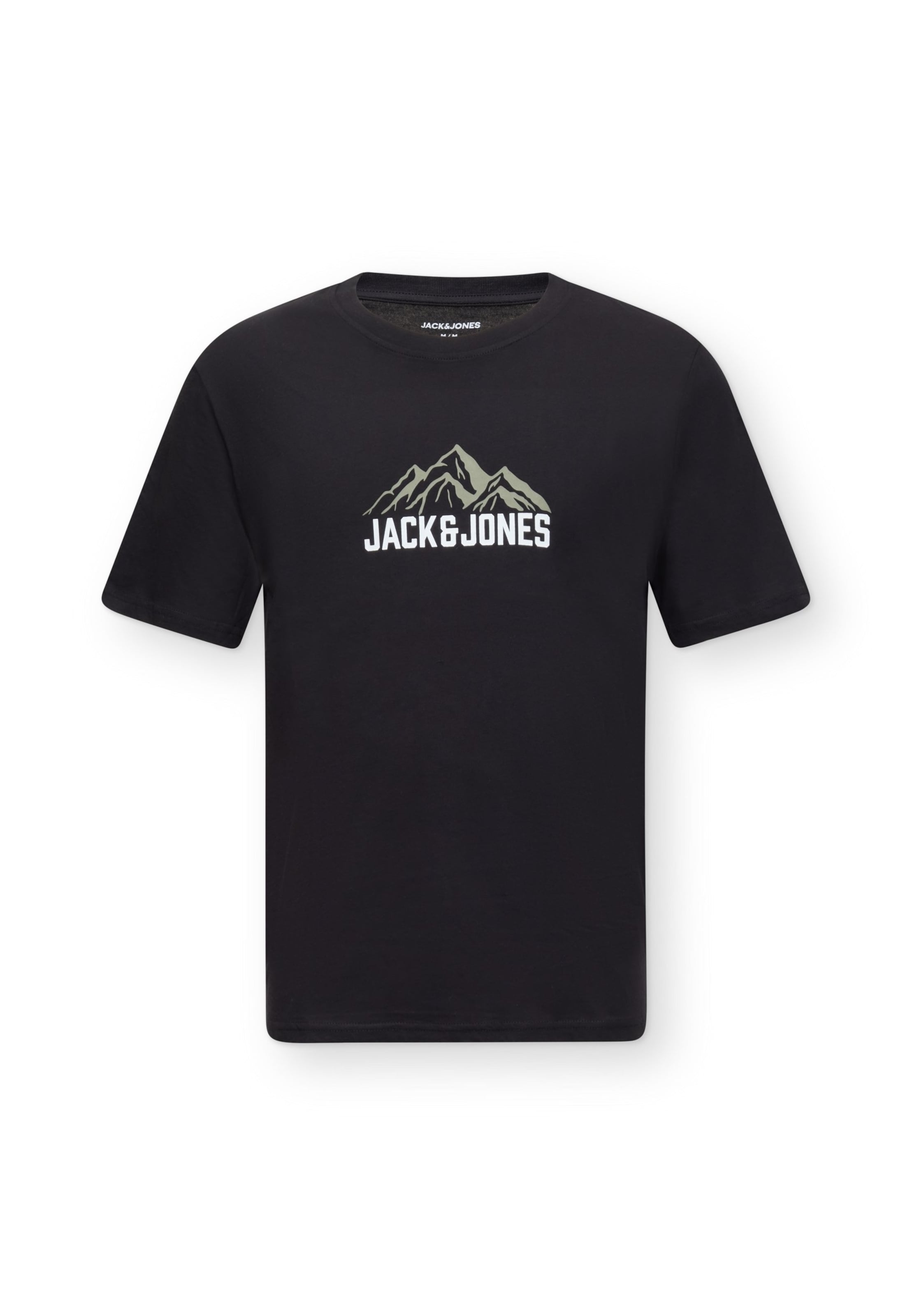JACK & JONES - Camiseta 'JJROCHE' en negro: frente