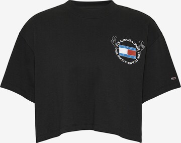 Tommy Jeans T-Shirt in Schwarz: predná strana