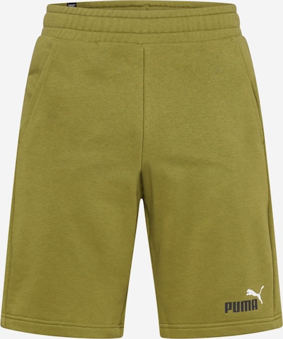 PUMA Spodnie sportowe 'ESS' w kolorze oliwkowy / czarny / białym, Podgląd produktu