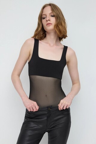 No Matter What Top in Black: front