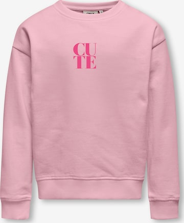 KIDS ONLY GIRL Bluzka sportowa 'KOGDITTE' w kolorze różowy: przód