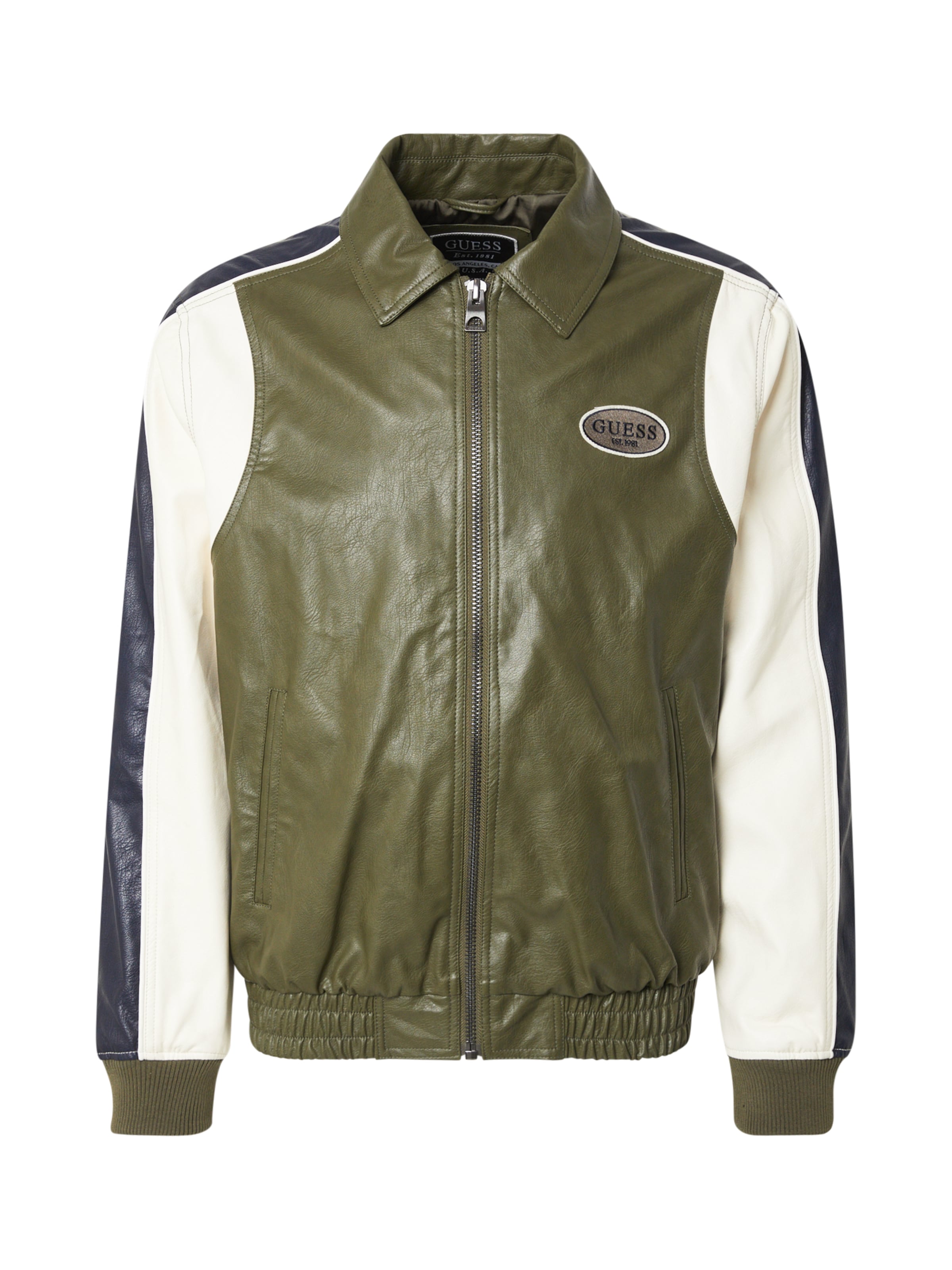 GUESS Between-Season Jacket in Green: front