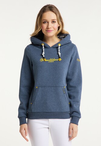 Schmuddelwedda Sweatshirt 'Lübeck' in Blauw: voorkant