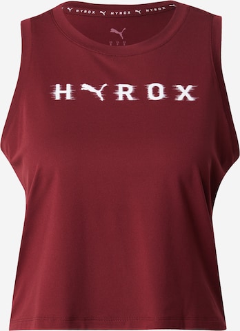 PUMA Sporttop 'Puma x Hyrox Cloudspun' in Rood: voorkant