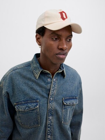 JACK & JONES Cap 'JACLoose Pisa' in Beige