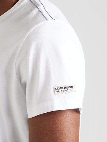 CAMP DAVID Shirt in Wit