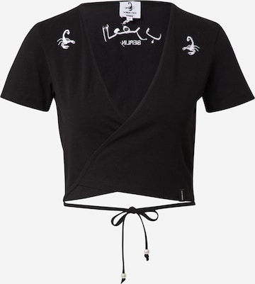 VIERVIER Shirt 'Tara' in Black: front
