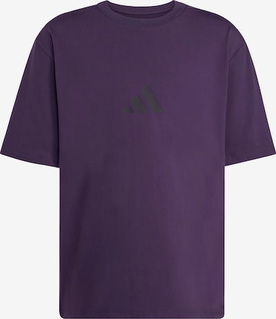 Sportiniai marškinėliai 'Z.N.E.' iš ADIDAS SPORTSWEAR, spalva – tamsiai violetinė / juoda, Prekių apžvalga